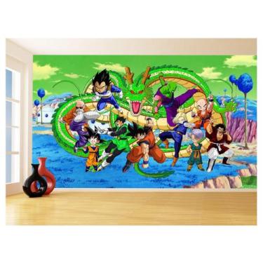 Imagem de Papel De Parede Dragon Ball Goku Vegeta Anime 3,5M Dbz361 - Você Decor