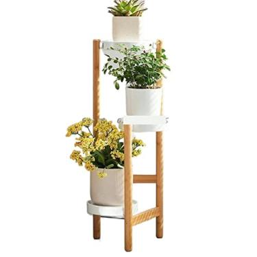 Imagem de Prateleira de flores, prateleira de armazenamento, varanda, sala de estar, prateleira de plantas, carne interna, prateleira criativa para vasos de flores