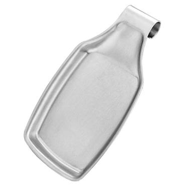 Imagem de Aramox Descanso de Colher de Aço Inoxidável, Suporte à Prova de Ferrugem para Utensílios de Cozinha, 8 por 4 para Espátulas e Conchas (Como mostrado)