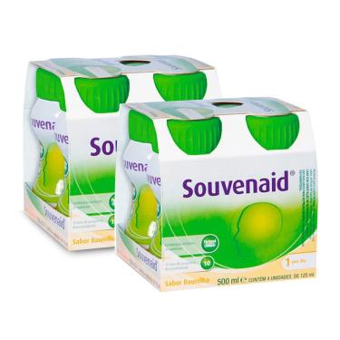 Imagem de Kit 2 Souvenaid Baunilha com 4 Unidades de 125ml cada
