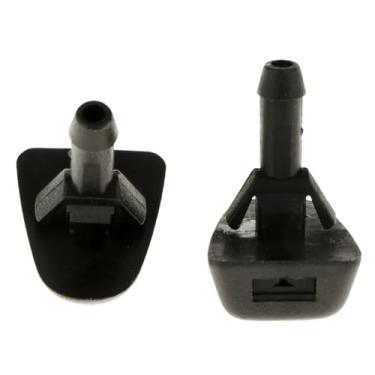 Imagem de Para Volvo para V40 V50 S70 limpador de para-brisa de carro jatos de spray de água bocal de lavagem automática acessórios de carro 2 peças 30655605