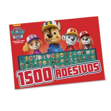 Imagem de Livro - Patrulha Canina Prancheta para Colorir com 1500 Adesivos