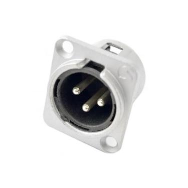 Imagem de Plug Xlr Santo Angelo Canon Painel Macho Niquel