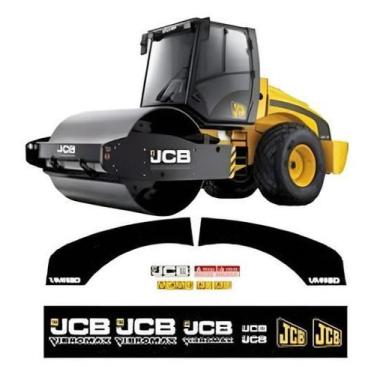 Imagem de Adesivos Rolo Compactador Compatível Com Jcb Vm 115 D Vm115D - Spts
