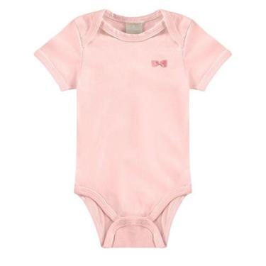 Imagem de Milon Body Malha Bebê Feminino Manga Curta 11856 - Roupas Infantis, BM