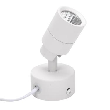 Imagem de Hyuduo 3W LED Jewelry Exibe o Mancha Iluminante do Acento Interior Leve Liga de Alumínio Flexível de Cabeça para Exibição de Plantas de Gabinete