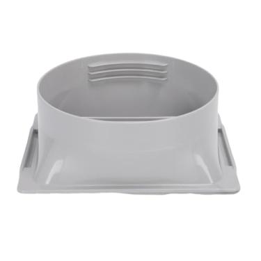 Imagem de Hyuduo Conector de Mangueira de Escape de Ar Condicionado Portátil ABS Adaptador de Porta de Escape AC Redondo para Mangueiras de 5,9 Polegadas Sem Ferramentas Necessárias Se Encaixa