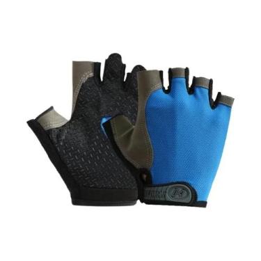 Imagem de Luvas De Academia Sem Dedos Para Homens E Mulheres, Antiderrapantes, R