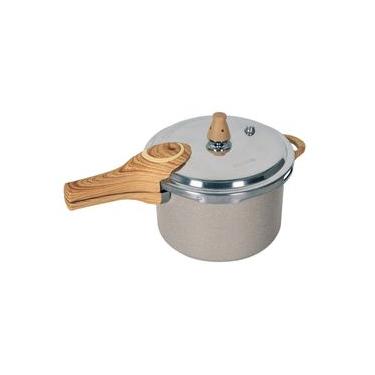 Imagem de Panela de Pressão Indução Brinox Antiaderente Ceramic Life Pressure 4,2 Litros Areia Areia