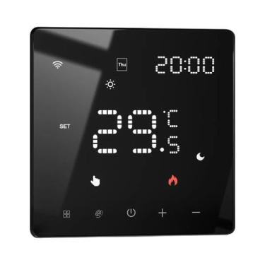 Imagem de Termostato Inteligente WiFi ZigBee Controlador De Temperatura Para Cal