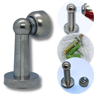 Imagem de Fixador De Metal Trava Porta Magnético Resistente