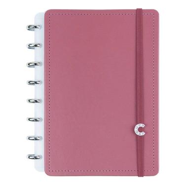 Imagem de Caderno Inteligente Guava Cor Tom Goiaba Tamanho A5 Capa Dura Deluxe Discos Universitário Escolar Folha Destacável