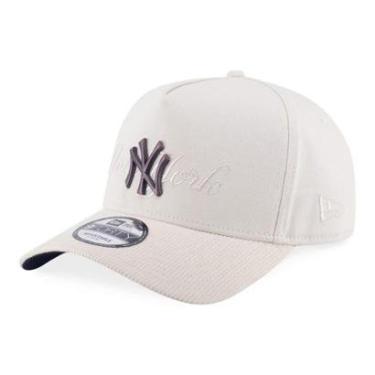 Imagem de BONE NEW ERA 9FORTY A-FRAME SNAPBACK NEW YORK YANKEES MLB OFF WHITE-Masculino