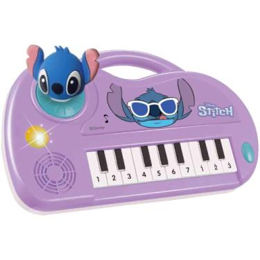 Imagem de Teclado Infantil, Etitoys, Stitch, Musical, com Luz
