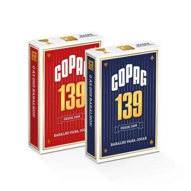 Imagem de 2 Baralhos Copag 139 Premium Convencional com 55 Cartas Cada