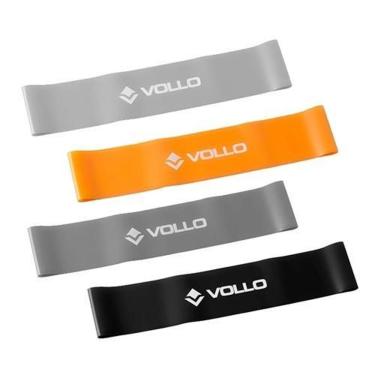 Imagem de Kit 4 Mini Bands De Exercício Vollo-Unissex