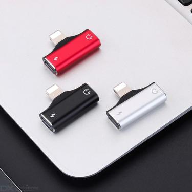 Imagem de ADAPTADOR DUPLO LIGHTNING PARA IPHONE XR = DUPLICA A CONEXAO LIGHTNING 8 PINOS