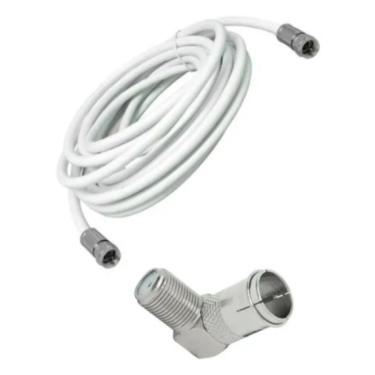 Imagem de Cabo Tv Na Parede 90 Graus Para Smart Tv Plug 20 Mt Engate