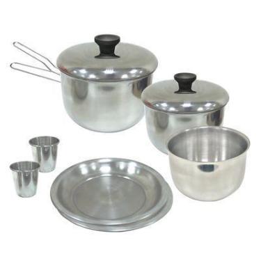 Imagem de Kit Panelas de Camping Gourmet Nautika para Camping e atividades Outdo