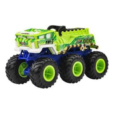 Imagem de Hot wheels monster trucks - big rigs - 6 rodas - 5 alarm - verde
