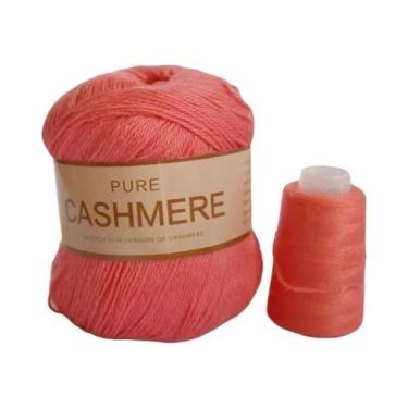 Imagem de Cachecol De Caxemira Tricotado À Mão Para Bebê, Fio Puro Mongol De 70 