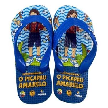 Imagem de Chinelo Sitio Do Pica-pau Amarelo Olinda Pedrinho Leve Macio-Masculino