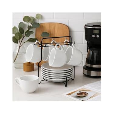 Imagem de Suporte Organizador para Xícaras e Pires Utimil Pintura Epóxi