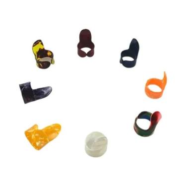 Imagem de Conjunto De Palhetas Para Guitarra 4 Peças: Palhetas De Dedo, Palhetas