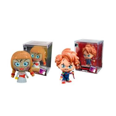 Imagem de COMP Kit Fandom Box Annabelle + Chucky Boneco 11cm Miniatura Colecioná
