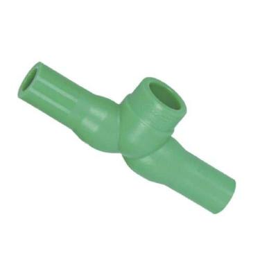 Imagem de Misturador para Água Quente e Fria PPR F-M-M 25MM Resistente a Substâncias Verde Amanco
