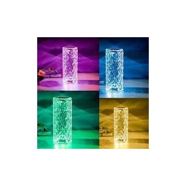 Imagem de Luminária LED USB Abajur Infantil Luz Noturna Colorida Quarto Bebê Dor