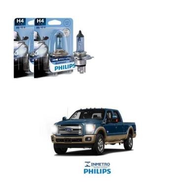 Imagem de Lâmpadas Farol Ford F-250 Philips H4 BlueVision