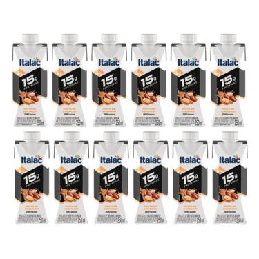 Imagem de Bebida Láctea UHT Proteica com 15g de proteínas  - Italac Pasta de Ame