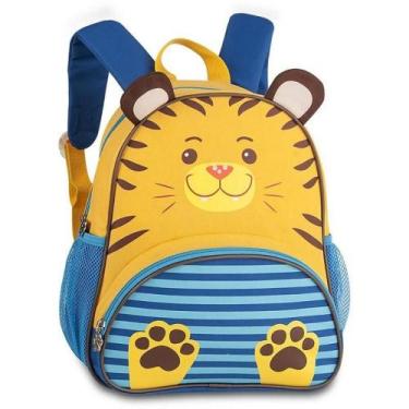 Imagem de Mochila Escolar Clio Style Pets Petit Tigre Amarelo, Amarelo, Único