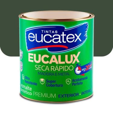 Imagem de Esmalte Eucalux Seca Rápido Premium Eucatex Cinza Escuro Brilhante 900