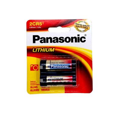 Imagem de Bateria Panasonic 2CR5 6V 1550mAh com Tecnologia de Longa Duração