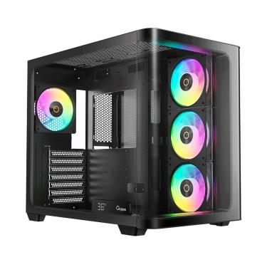 Imagem de Gabinete Gamer Ocypus Iota C70 Curve ATX ARGB Digital Com Fan Preto
