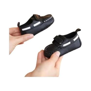 Imagem de Sapatos Formais Para Bebês Meninos Recém-Nascidos Em Couro PU Para Pri