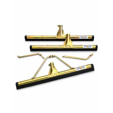 Imagem de Kit 3 Rodos Metálicos com Reforço de 60 cm, Sem cabo - Enxugão