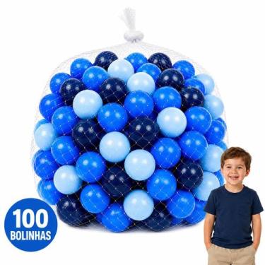 Imagem de 50,100 Bolinhas Para Piscina Azul Não Amassam - Lirena Baby, 100 bolin