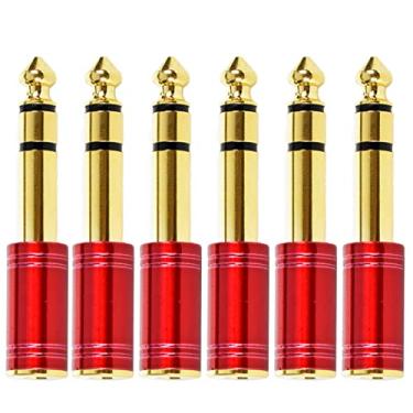 Imagem de Kit 6 Plug Adaptador P2 P10 Stereo P/Fone Ouvido Sto Angelo