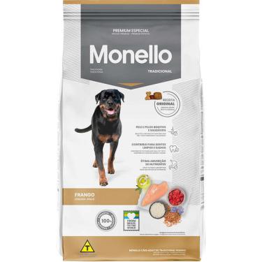 Imagem de Ração Seca Monello Tradicional Frango para Cães Adultos - 25 Kg