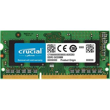 Imagem de Memoria Crucial Notebook 4GB DDR3L 1600 MHZ LOW Voltage - CT51264BF160BJ