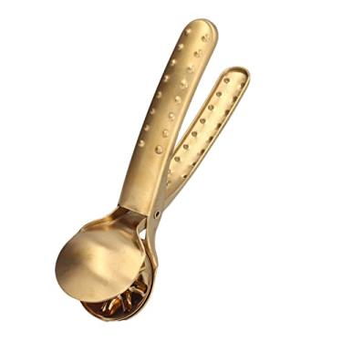 Imagem de Alicates de nogueira, abridor de frutas secas na cozinha, máquina de biscoito de nogueira, cabo durável para escritório (dourado)