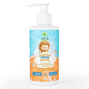 Imagem de Shampoo Infantil Bebê Vegano Ingredientes Naturais Óleos Essenciais Laranja Doce Verdi Natural