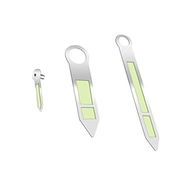 Imagem de Acessórios de reparo de reposição de ponteiros de relógio luminosos verdes para ETA 6497/6498 para movimento Seagull ST3600/ST3620