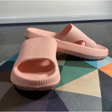 Imagem de Chinelo Ortopédico Unissex Super Macio E Antiderrapante Rosa 38/39 - G