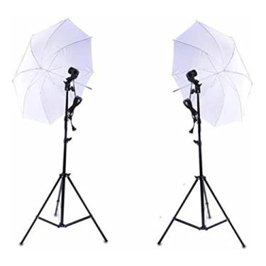 Imagem de Kit Iluminação Estúdio Newborn Luz E27 Foto Vídeo Youtuber