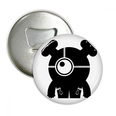 Imagem de Emblema Multifuncional Universe Alien Monster Alien Abridor de Garrafas Ímã de Geladeira