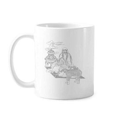 Imagem de Dao Religião China Gado Lao Tzu Caneca Cerâmica Café Porcelana Utensílios de Mesa